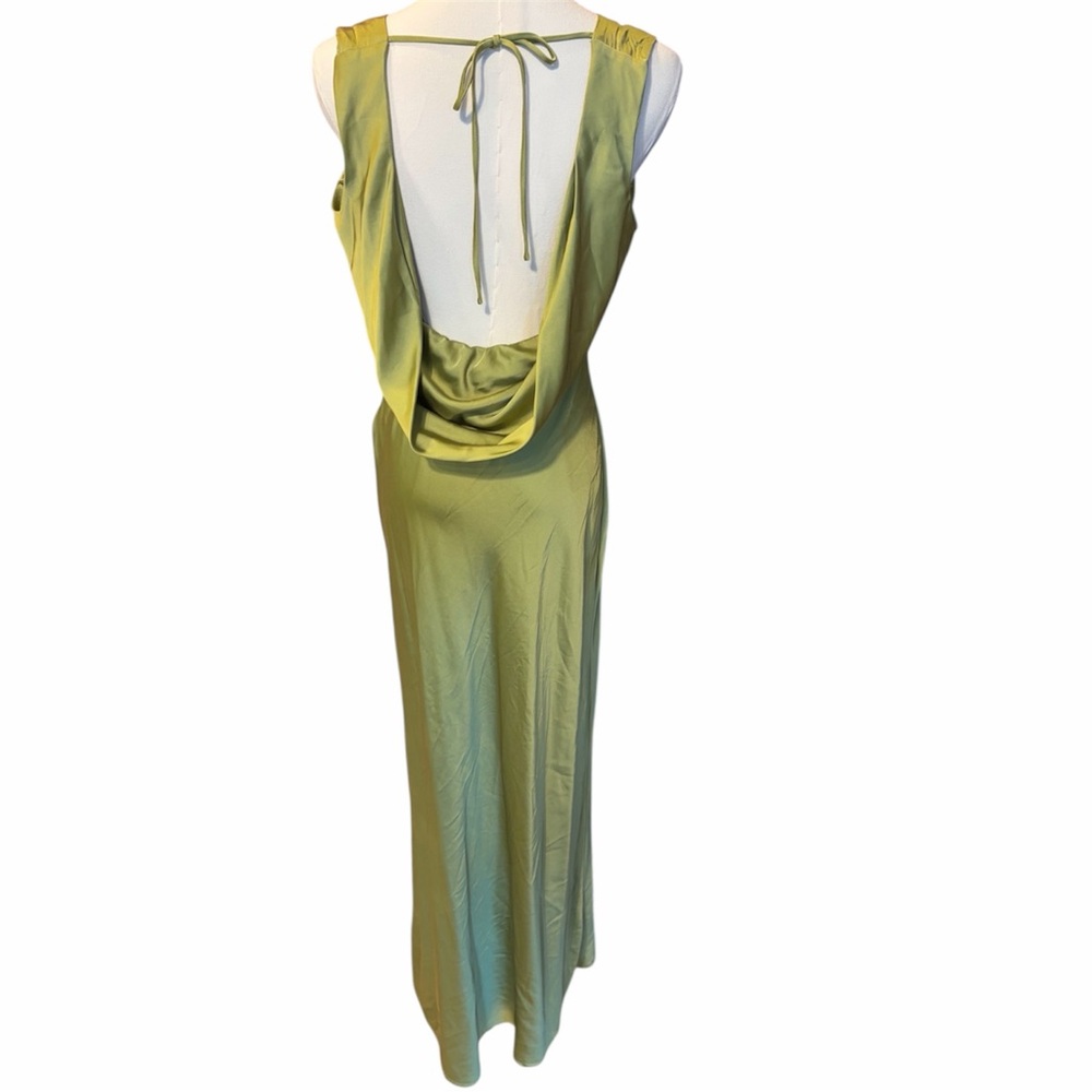 Abercrombie & Fitch Julia Slip Cowl-Back Maxi Dress